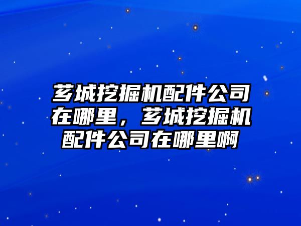 薌城挖掘機配件公司在哪里，薌城挖掘機配件公司在哪里啊