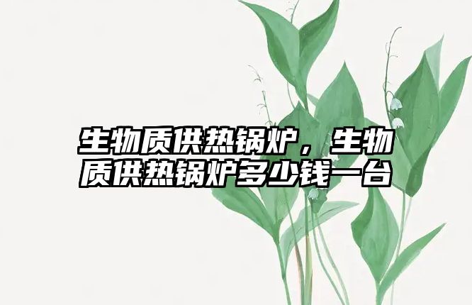 生物質供熱鍋爐，生物質供熱鍋爐多少錢一臺