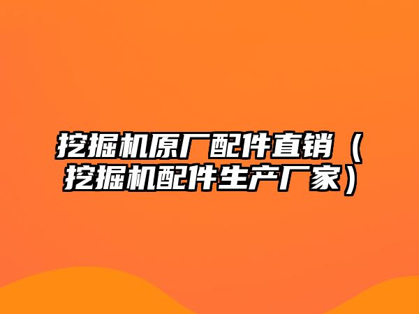 挖掘機原廠配件直銷（挖掘機配件生產(chǎn)廠家）