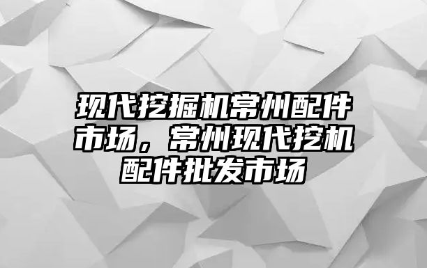 現(xiàn)代挖掘機常州配件市場，常州現(xiàn)代挖機配件批發(fā)市場