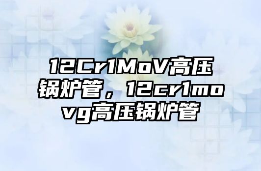 12Cr1MoV高壓鍋爐管，12cr1movg高壓鍋爐管