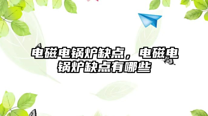 電磁電鍋爐缺點，電磁電鍋爐缺點有哪些