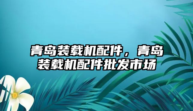 青島裝載機配件，青島裝載機配件批發(fā)市場