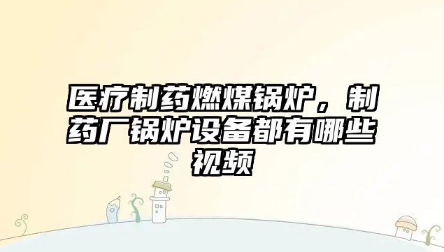 醫(yī)療制藥燃煤鍋爐，制藥廠鍋爐設備都有哪些視頻