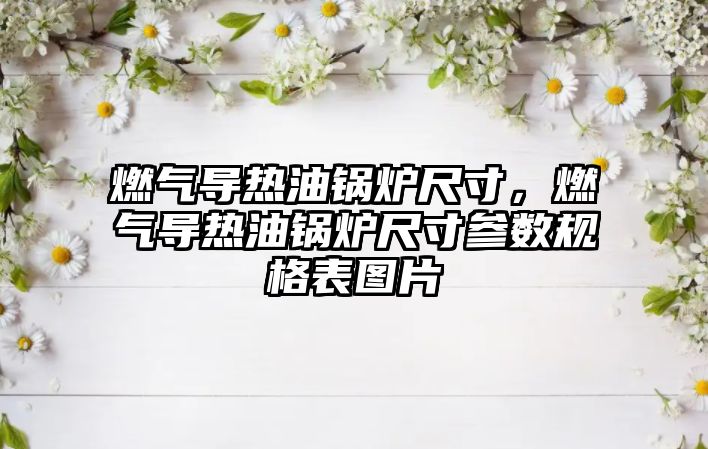 燃?xì)鈱?dǎo)熱油鍋爐尺寸，燃?xì)鈱?dǎo)熱油鍋爐尺寸參數(shù)規(guī)格表圖片