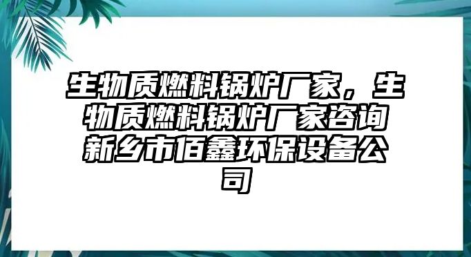 生物質(zhì)燃料鍋爐廠家，生物質(zhì)燃料鍋爐廠家咨詢新鄉(xiāng)市佰鑫環(huán)保設備公司