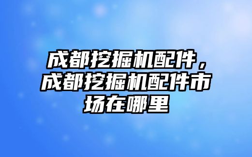 成都挖掘機(jī)配件，成都挖掘機(jī)配件市場在哪里