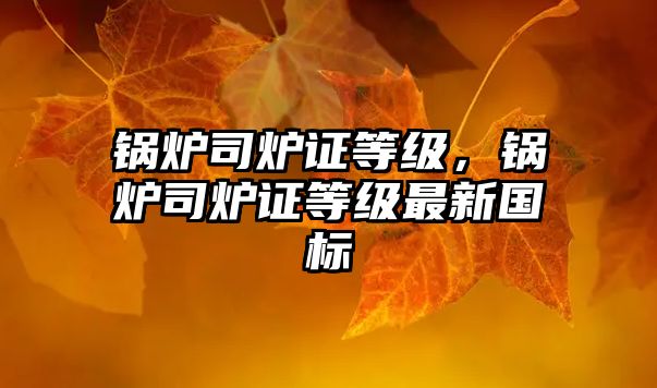 鍋爐司爐證等級(jí)，鍋爐司爐證等級(jí)最新國(guó)標(biāo)