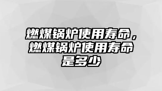 燃煤鍋爐使用壽命，燃煤鍋爐使用壽命是多少