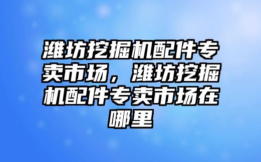 濰坊挖掘機配件專賣市場，濰坊挖掘機配件專賣市場在哪里