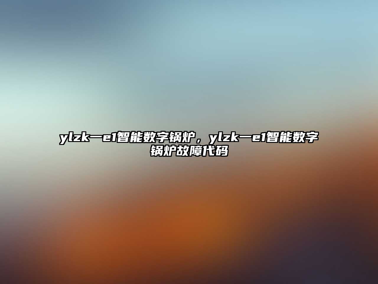 ylzk一e1智能數(shù)字鍋爐，ylzk一e1智能數(shù)字鍋爐故障代碼