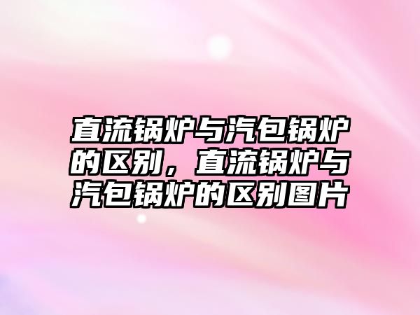 直流鍋爐與汽包鍋爐的區(qū)別，直流鍋爐與汽包鍋爐的區(qū)別圖片