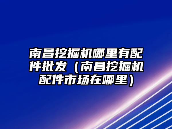 南昌挖掘機哪里有配件批發(fā)（南昌挖掘機配件市場在哪里）