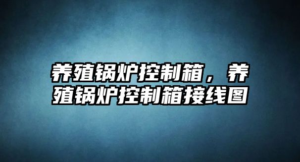 養(yǎng)殖鍋爐控制箱，養(yǎng)殖鍋爐控制箱接線圖