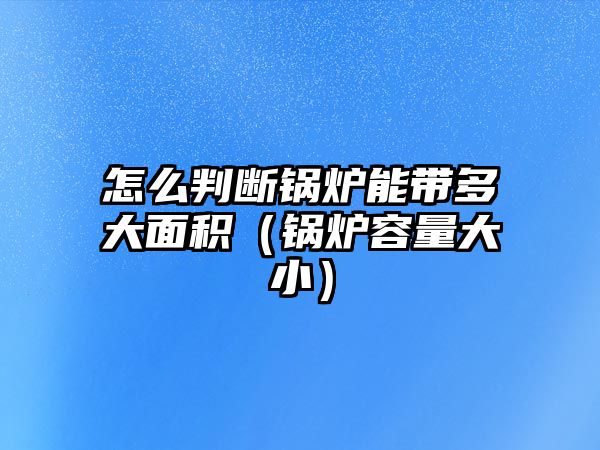 怎么判斷鍋爐能帶多大面積（鍋爐容量大?。?/>	
								</i>
								<p class=