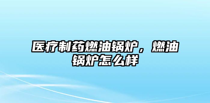 醫(yī)療制藥燃油鍋爐，燃油鍋爐怎么樣