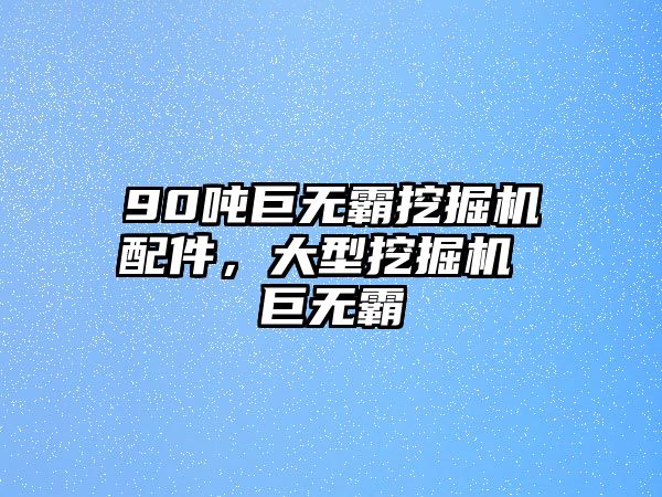 90噸巨無霸挖掘機配件，大型挖掘機 巨無霸