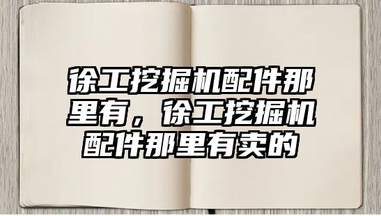 徐工挖掘機配件那里有，徐工挖掘機配件那里有賣的