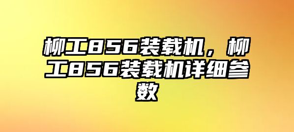 柳工856裝載機(jī)，柳工856裝載機(jī)詳細(xì)參數(shù)