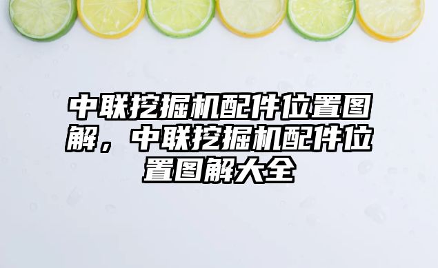 中聯(lián)挖掘機配件位置圖解，中聯(lián)挖掘機配件位置圖解大全