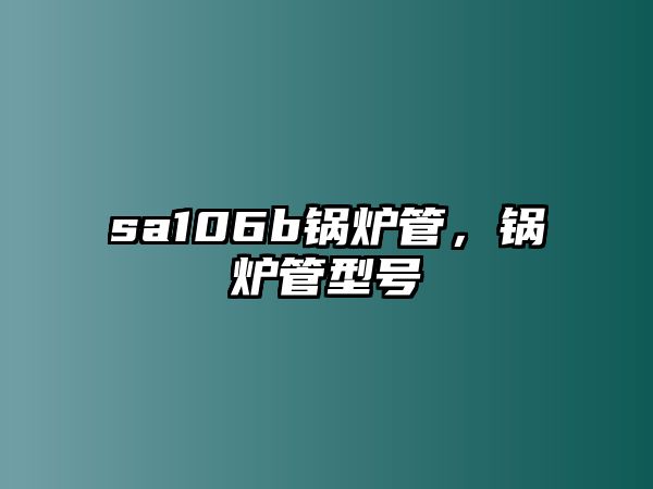 sa106b鍋爐管，鍋爐管型號(hào)