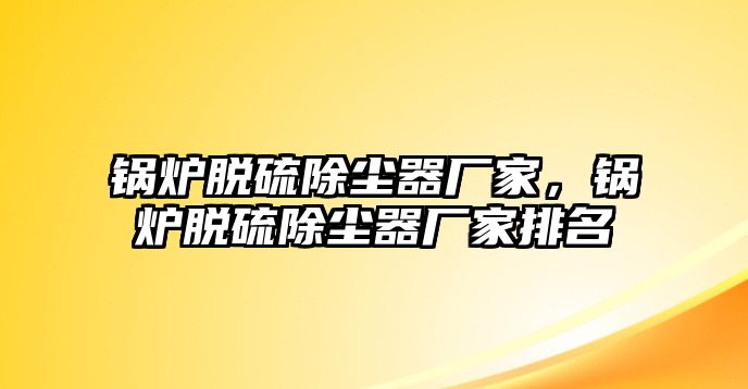 鍋爐脫硫除塵器廠家，鍋爐脫硫除塵器廠家排名