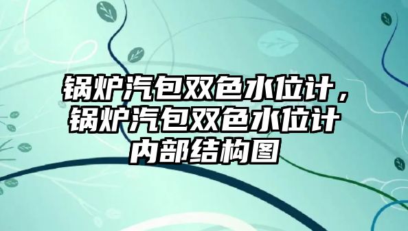 鍋爐汽包雙色水位計，鍋爐汽包雙色水位計內(nèi)部結(jié)構(gòu)圖