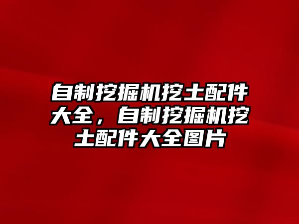 自制挖掘機挖土配件大全，自制挖掘機挖土配件大全圖片