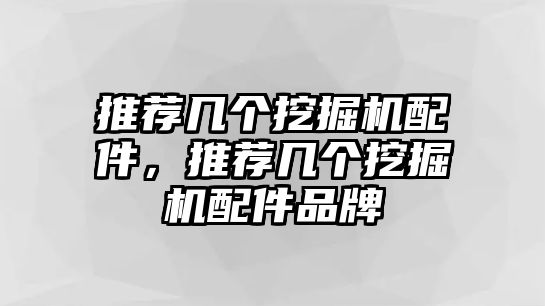 推薦幾個(gè)挖掘機(jī)配件，推薦幾個(gè)挖掘機(jī)配件品牌