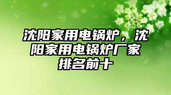 沈陽(yáng)家用電鍋爐，沈陽(yáng)家用電鍋爐廠家排名前十