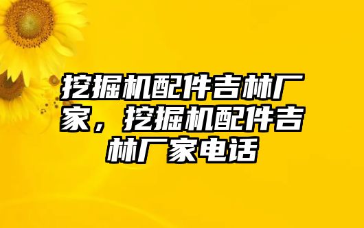 挖掘機配件吉林廠家，挖掘機配件吉林廠家電話