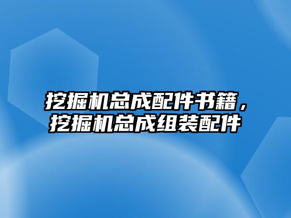 挖掘機(jī)總成配件書籍，挖掘機(jī)總成組裝配件