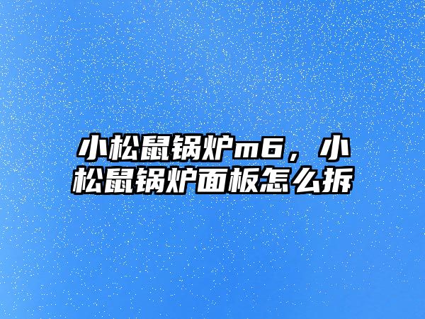 小松鼠鍋爐m6，小松鼠鍋爐面板怎么拆