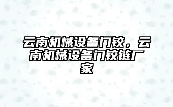 云南機械設(shè)備門鉸，云南機械設(shè)備門鉸鏈廠家