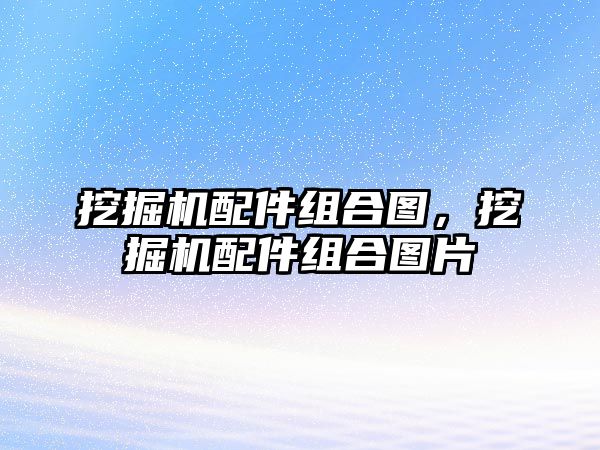 挖掘機配件組合圖，挖掘機配件組合圖片