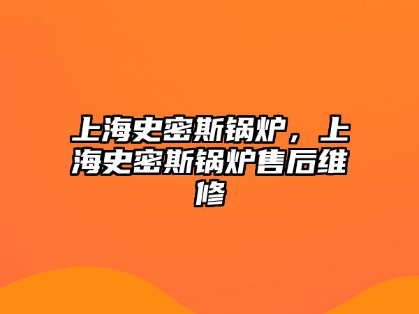 上海史密斯鍋爐，上海史密斯鍋爐售后維修