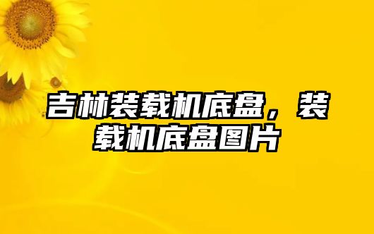 吉林裝載機底盤，裝載機底盤圖片