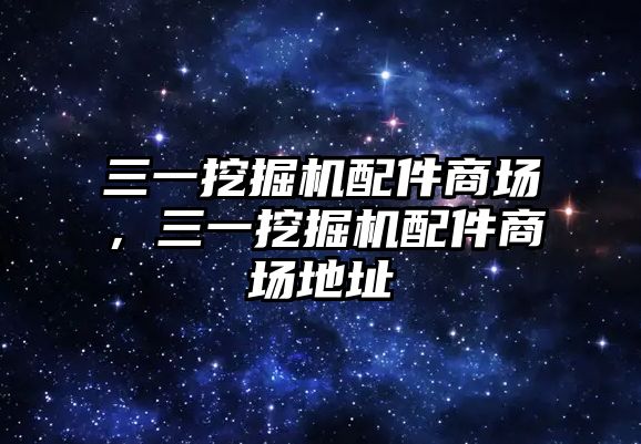 三一挖掘機(jī)配件商場，三一挖掘機(jī)配件商場地址