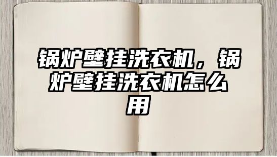 鍋爐壁掛洗衣機，鍋爐壁掛洗衣機怎么用