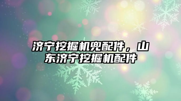 濟寧挖掘機兜配件，山東濟寧挖掘機配件