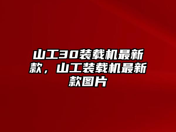 山工30裝載機(jī)最新款，山工裝載機(jī)最新款圖片