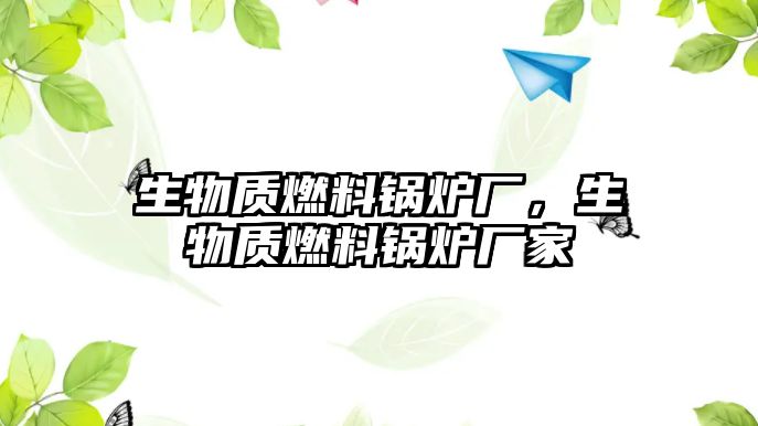 生物質(zhì)燃料鍋爐廠，生物質(zhì)燃料鍋爐廠家