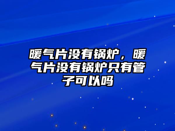 暖氣片沒有鍋爐，暖氣片沒有鍋爐只有管子可以嗎