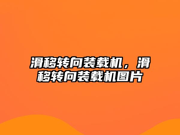 滑移轉向裝載機，滑移轉向裝載機圖片