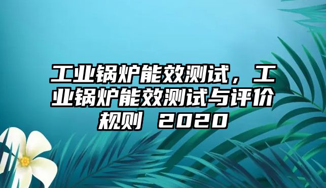 工業(yè)鍋爐能效測(cè)試，工業(yè)鍋爐能效測(cè)試與評(píng)價(jià)規(guī)則 2020