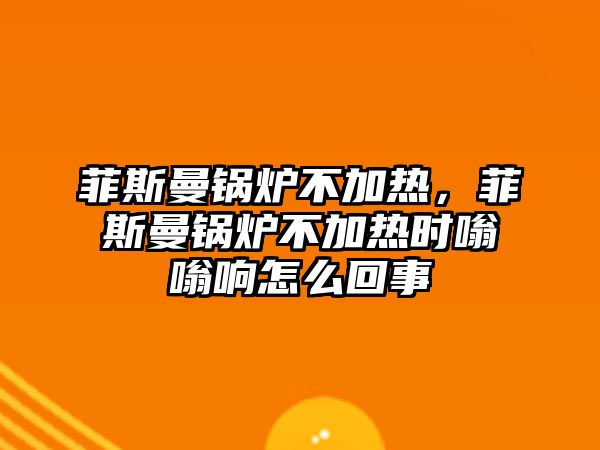 菲斯曼鍋爐不加熱，菲斯曼鍋爐不加熱時嗡嗡響怎么回事