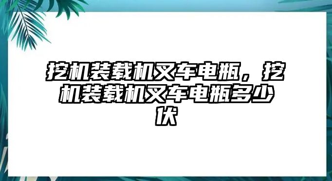 挖機(jī)裝載機(jī)叉車電瓶，挖機(jī)裝載機(jī)叉車電瓶多少伏