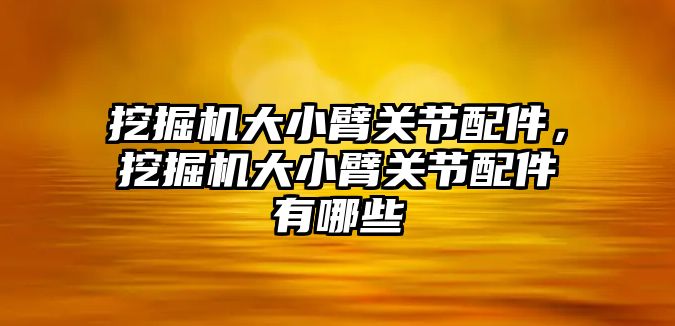 挖掘機大小臂關節(jié)配件，挖掘機大小臂關節(jié)配件有哪些