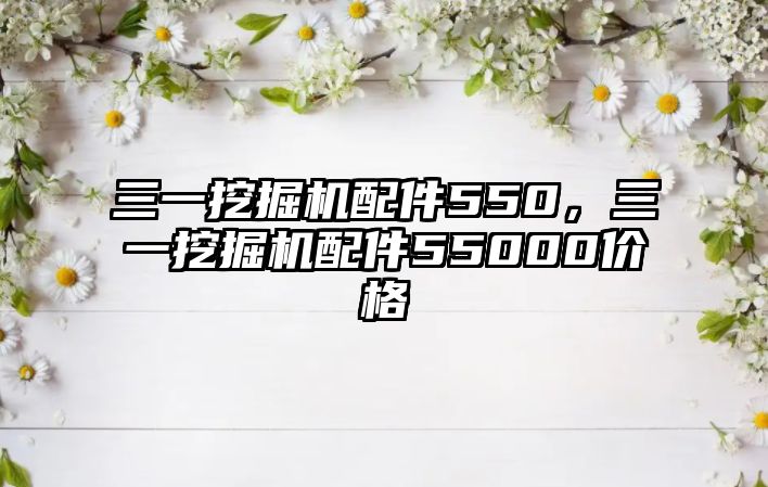 三一挖掘機(jī)配件550，三一挖掘機(jī)配件55000價(jià)格