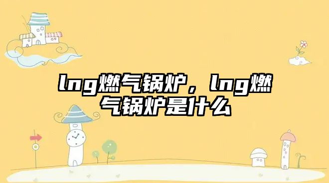 lng燃?xì)忮仩t，lng燃?xì)忮仩t是什么